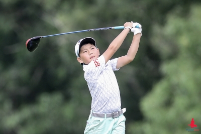 Seinosuke Fukui หนุ่มน้อยชาวญี่ปุ่น ที่บินจากญี่ปุ่นตรงมาไทยเพื่อลงแข่งขัน TJDT Tour Thailand Junior Development Tour โดยเฉพาะ