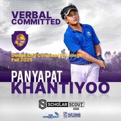 Congratulations to PANYAPAT KHANTIYOO